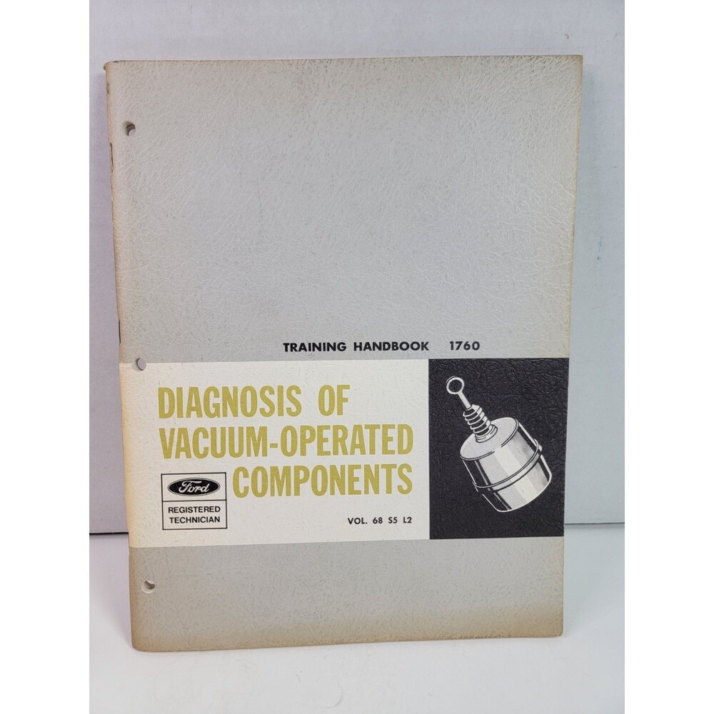 1967 Ford Diagnosis Vacuum Operated Components Mustang Thunderbird Manual 1760